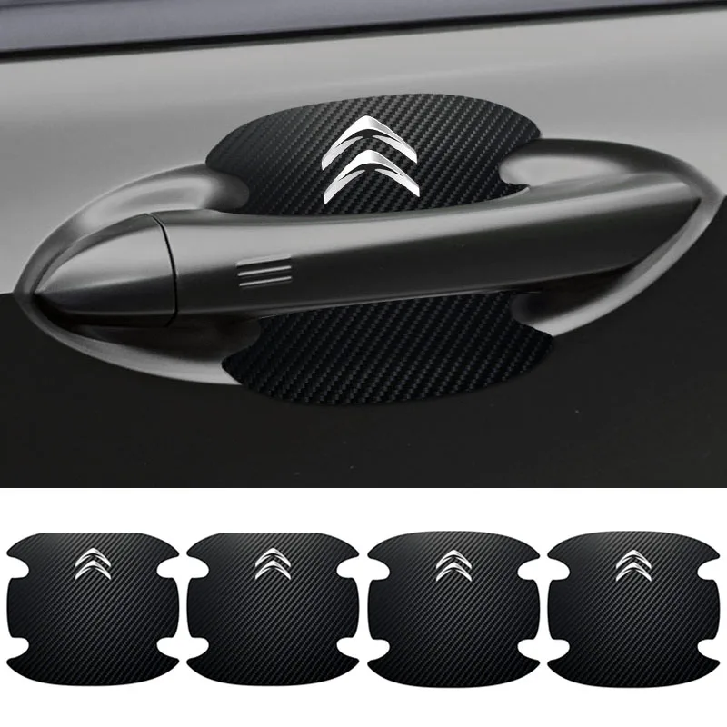 

Car Door Handle Protection Sticker Invisible Sticker For Citroen C1 C3 C4 C5 C6 2CV VTS Picasso Cross Cactus RD3 C4L DS3 DS4 DS5