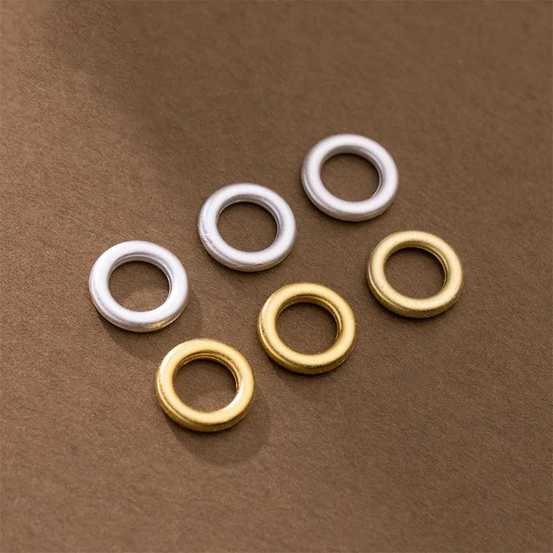 

1 шт./лот, кольцо из чистого серебра 999 пробы с круглым замком, Подвески 13 мм, изящный кулон из серебра 999 пробы, кольцо, «сделай сам», ювелирные ...