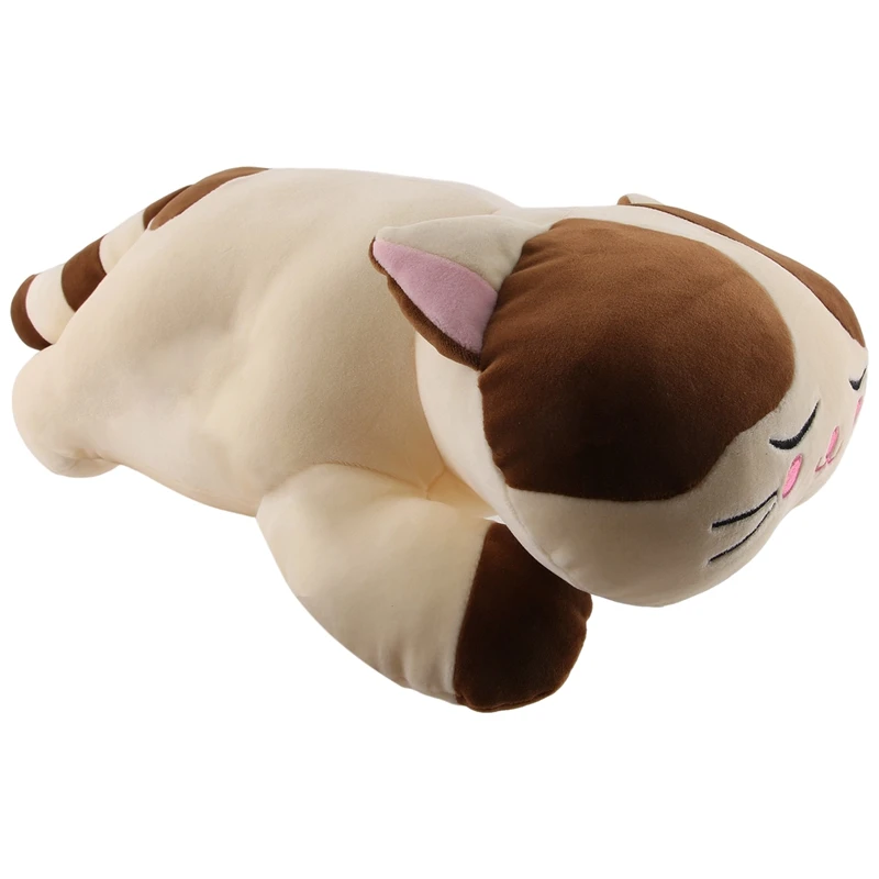 

Спящая кошка, обнимающая Подушка, мягкая подушка с животными, кошка, забавные плюшевые игрушки, мягкая хлопковая милая плюшевая кукла, игруш...