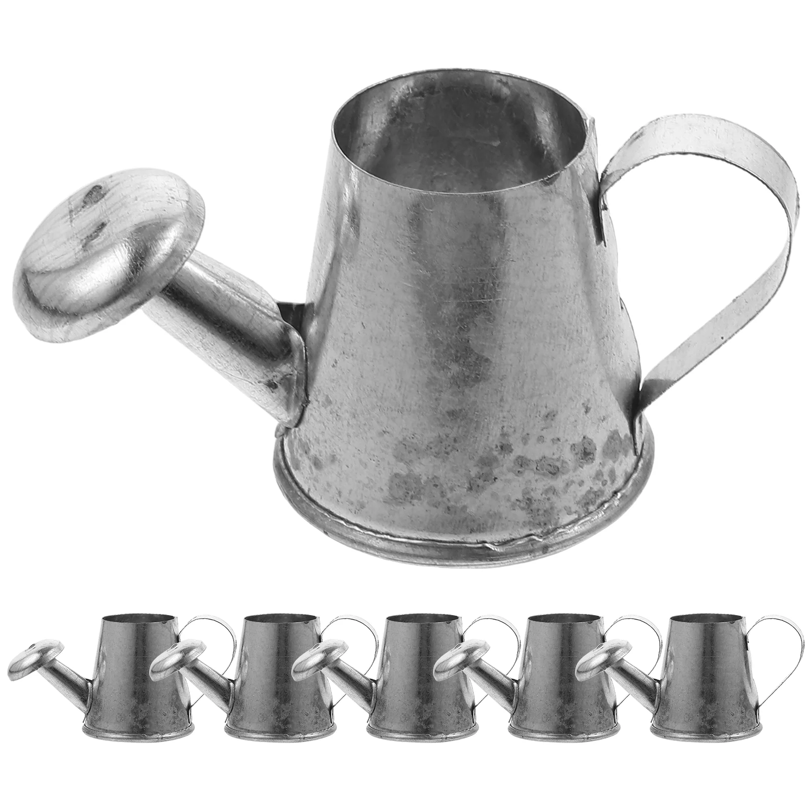 

6pcs House Accessory Mini Watering Kettle Decor Tiny House Watering Can Prop