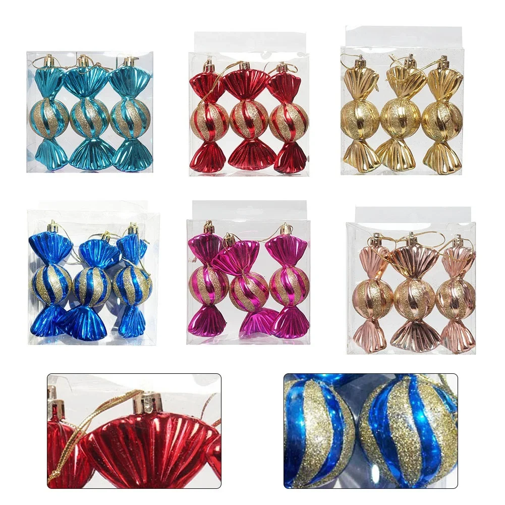 Нет Рождественская елка 3 шт./упак. 6*12 см Рождественские украшения Особняк