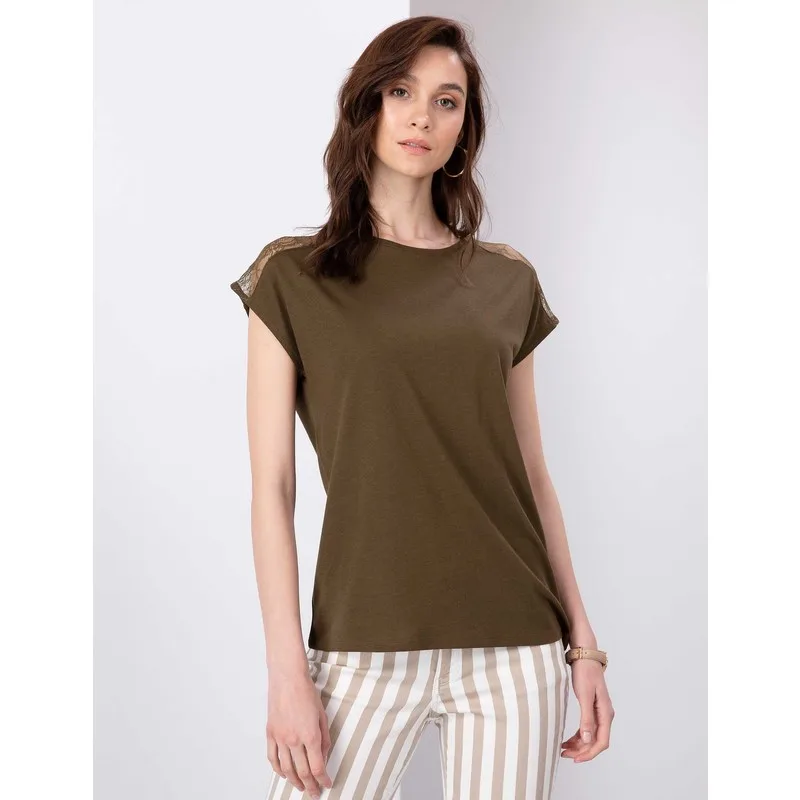 

T-Shirt 50200726-Vr027 T Shirt Y2K Top Nostalgic Summer Women T-Shirt Anime Bluz