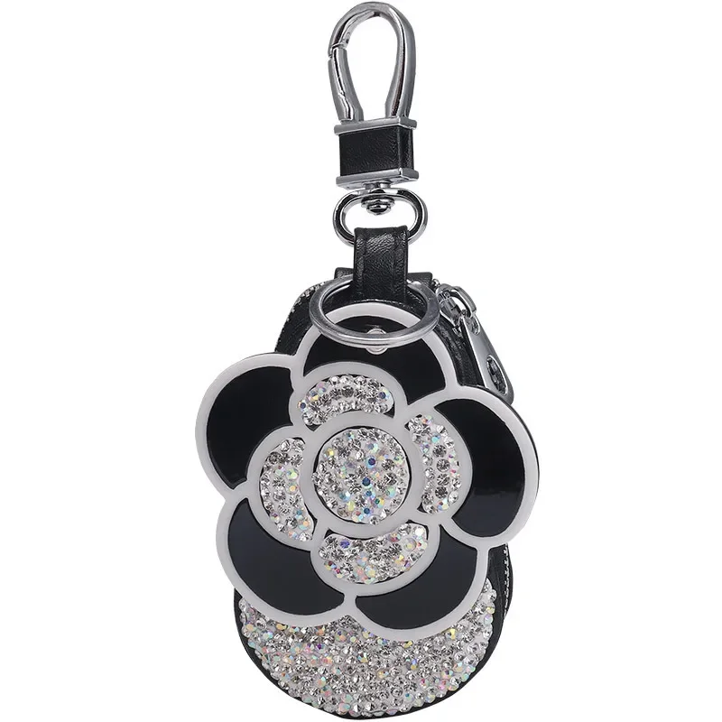 Чехол для автомобильного ключа с камелией чехол зеркалом косметики защитное