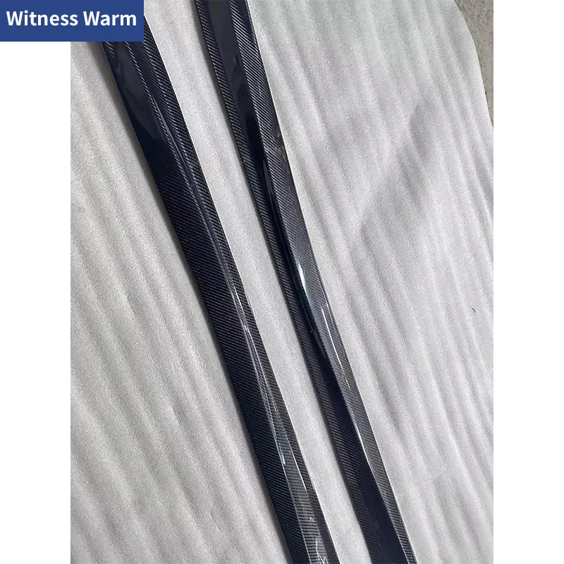 Для Nissan R35 GTR боковая юбка из углеродного волокна Боковой бампер разветвители для