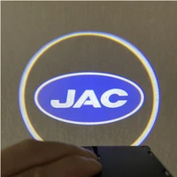 2pcs universal wireless led car door welcome logo light for jac s3 s5 a30 a13 t8 6 m2 car accessorie decoration