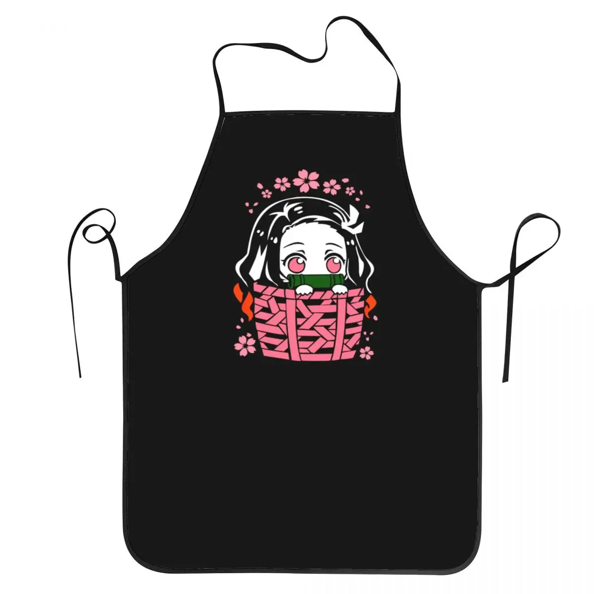 

Фартук Nezuko Kamado Kimetsu No Yaiba для мужчин и женщин, унисекс, кухонный шеф-повар, шеф-повар, рассекающий демонов, Кухонный Фартук для готовки, выпечк...