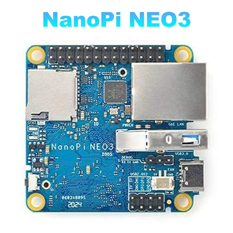 HOT-Nanopi NEO3 Mini Development Board DDR4 RAM RK3328 Gigabit Ethernet Port Openwrt LEDE Development Board