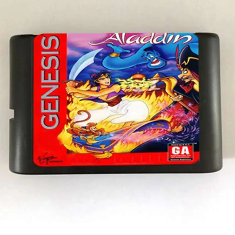 Фото Игровая карта Aladdin, 16-битная MD-тележка для Sega Mega Drive для Genesis, бесплатная доставка №1