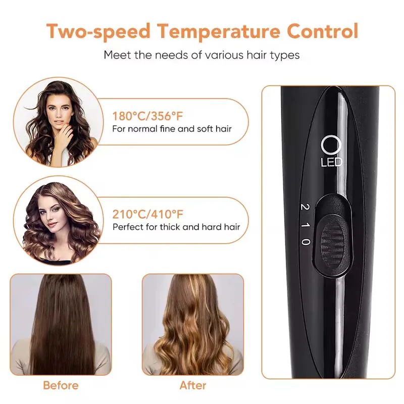 Профессиональный набор керамических палочек для завивки волос 5 в 1 сменные