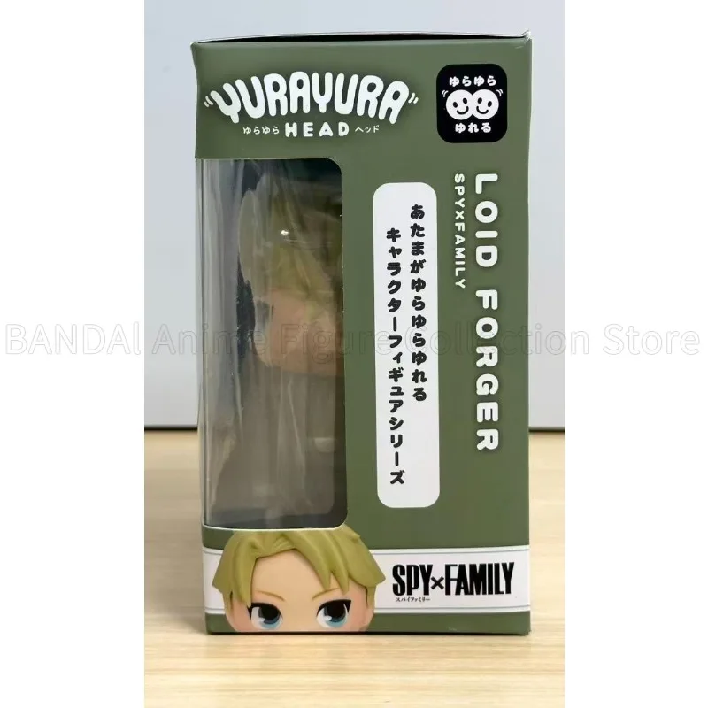 Фото В наличии Оригинальная фигурка PLEX YURAYURA HEAD SPY×FAMILY Loid Forger в стиле чиби, украшение, подарок на день рождения. №3