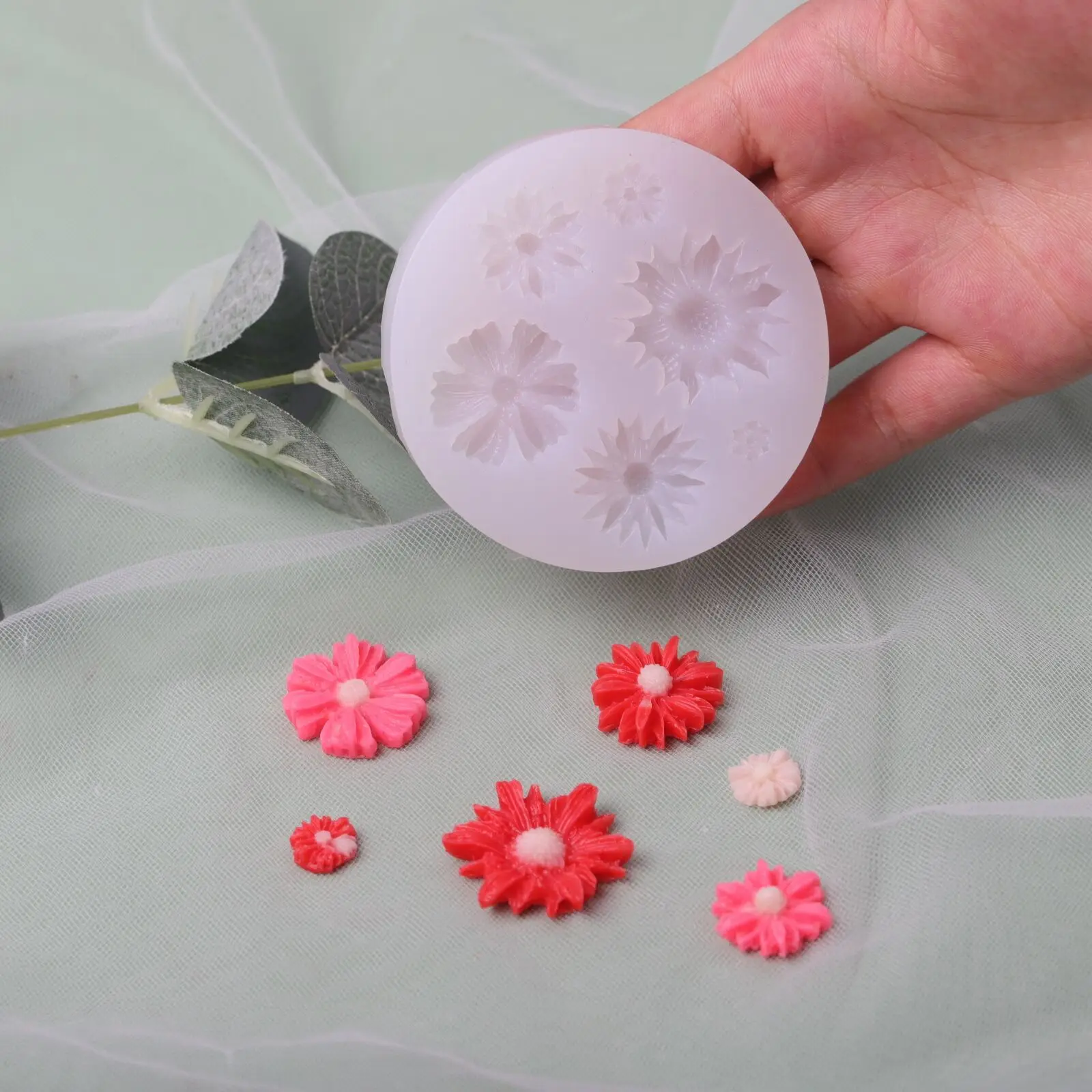 

DIY 3D Flower Silicone Molds Fondant Craft Cake Candy Chocolate Sugarcraft Ice Pastry Baking Tool Epoxy Resin Handmade Mould