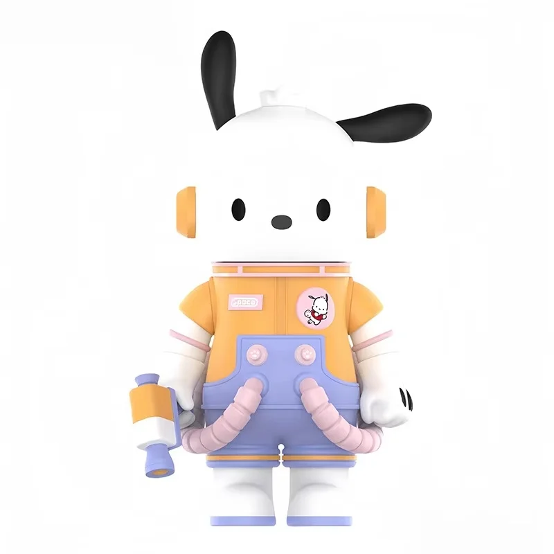 Original Sanrio Characters Hello Kitty Melody Kuromi Mega Space Molly Joy Series 400% Action Figurine Collectibl Toys Gift