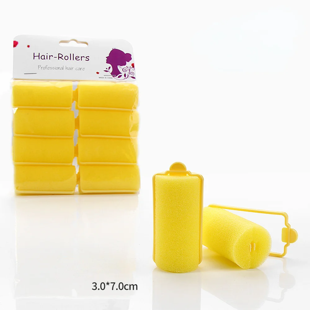 

14/12/6Pcs Heatless Hair Curler No Heat Hair Roller Soft Foam Rollers Curling Rod Curl Bar Wave Formers DIY Hair Styling Tools