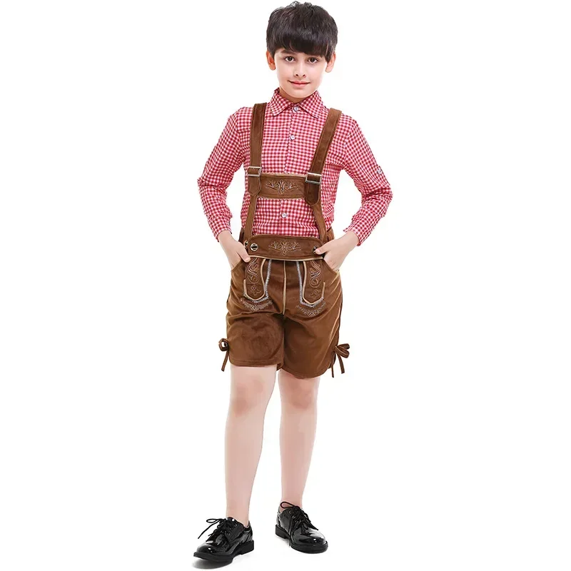 Костюм Октоберфеста Lederhosen баварский немецкий фестиваль пивной косплей для