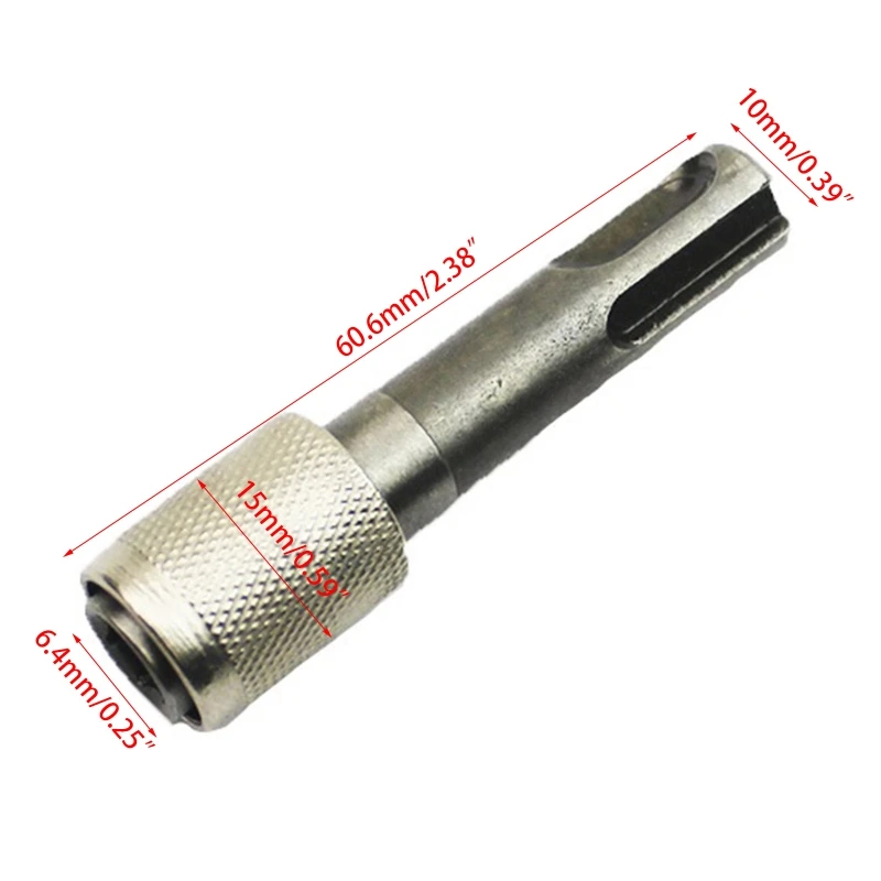 SDS адаптер с шестигранным хвостовиком 1/4 дюйма отвертка держатель для сверл
