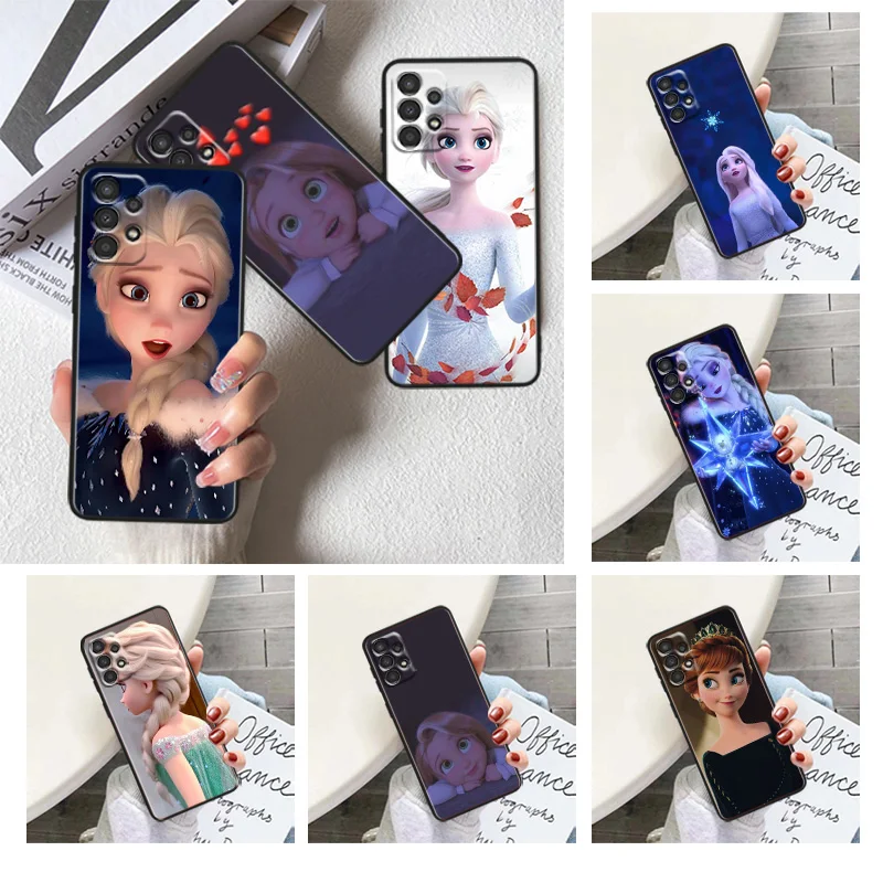 

Nice looking Frozen For Samsung A91 A81 A73 A72 A71 A54 A53 A52S A51 A42 A41 A34 A33 A21 A31 A23 lite Black Cover
