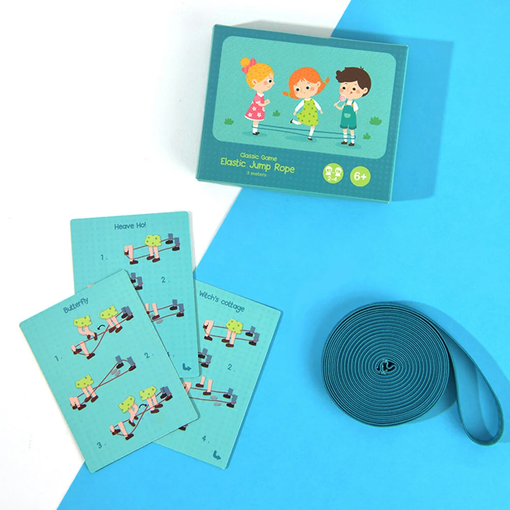 

Elastic Bands Kid Toy Sewing Elastic Rope Kids Skipping Rope Elastic Jump Rope Fitness Jump Game for Outdoor Exercise