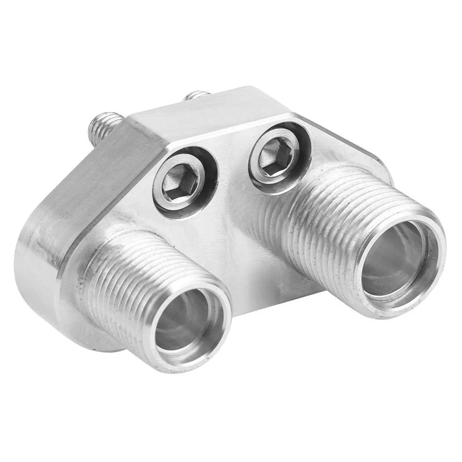 

AC Compressor Adapter Fitting Vehicle Polished Finish Replacement A/C Compressor Quick Connector Fittings for Sanden SD7B10