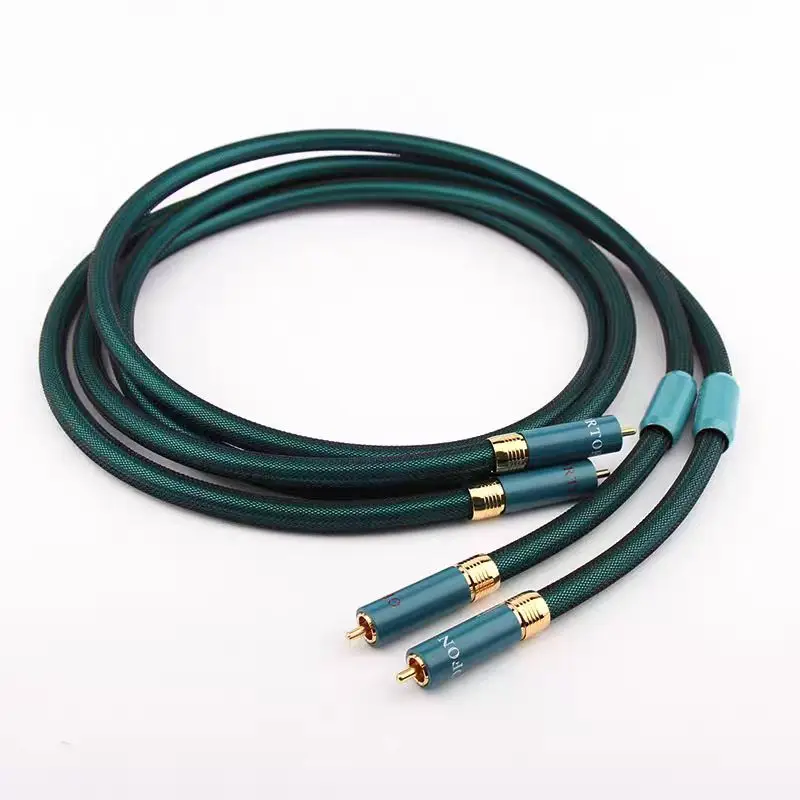 Hi-Fi 8N OFC Ortofon RCA-кабель Высококачественный усилитель компакт-дисков Interconnect 2RCA на