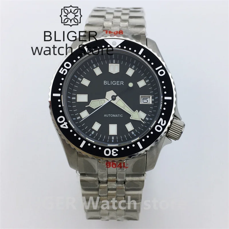 Часы мужские механические водонепроницаемые 41 мм SKX модель 3 8 Crown NH35A 200 м