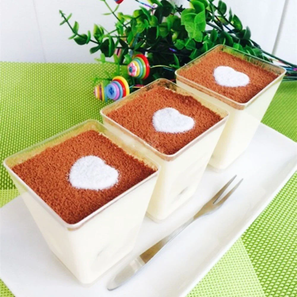 

50 PCS Clear Container Jelly Cup Clear Buffet Cups Parfait Clear Appetizer Cup Tiramisu Cup Chocolate Cups