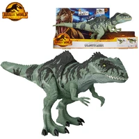 original mattel jurassic world dinosaur action figure dominion strike %e2%80%98n roar giganotosaurus anime kids boys toys for children