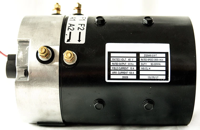 Мотор тележки для гольфа ZQS48-3.8-T 48V 3.8KW