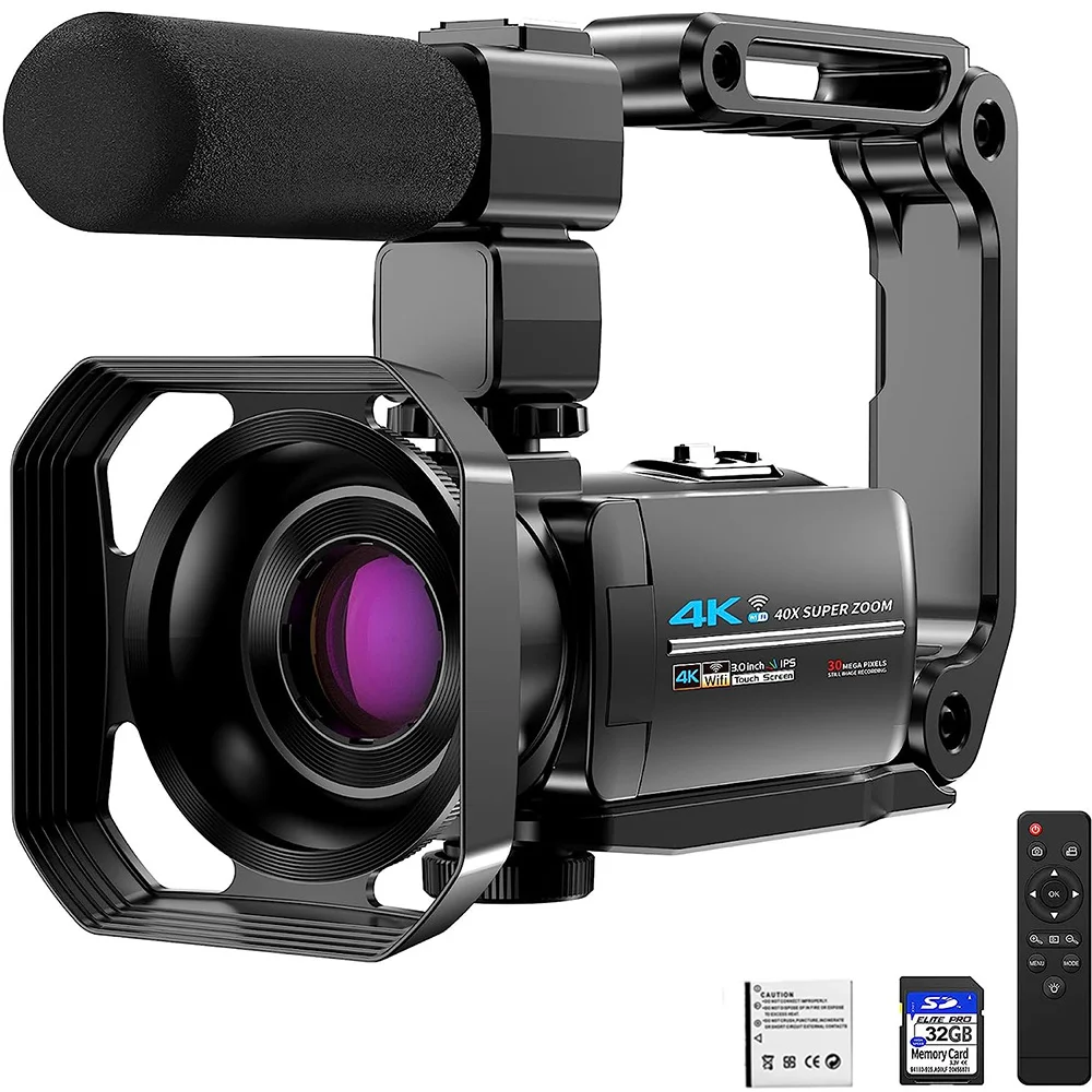 40x Super Zoom Camera Ultra Hd 30mp Wifi Vlogging Youtube Ca