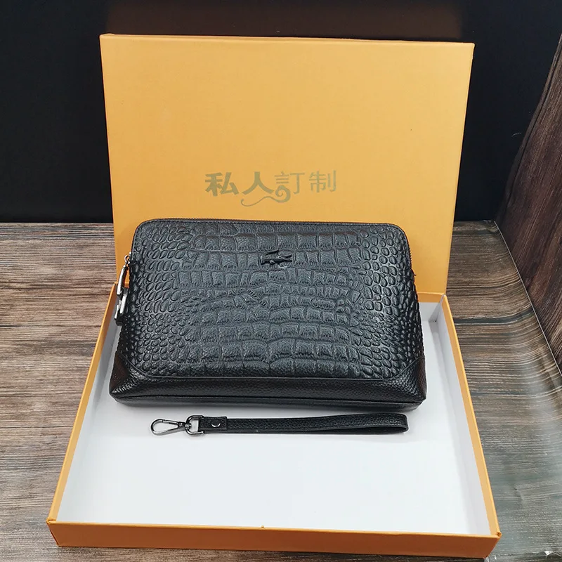 new brand clutch bag genuine cowhide leather men wallet large capacity wallet for men card holder cell phone pocket male purse free global shipping