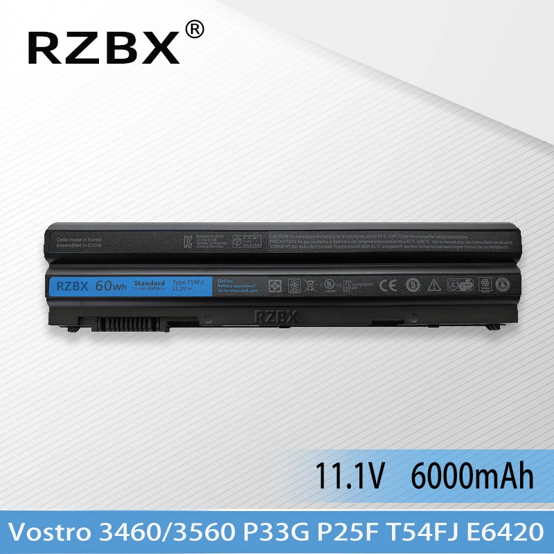 

RZBX New T54FJ Laptop Battery for DELL Audi A4 A5 S5 Inspiron 5425 5525 N7520 8858X 4YRJH HCJWT KJ321 M5Y0X NHXVW P8TC7 P9TJ0