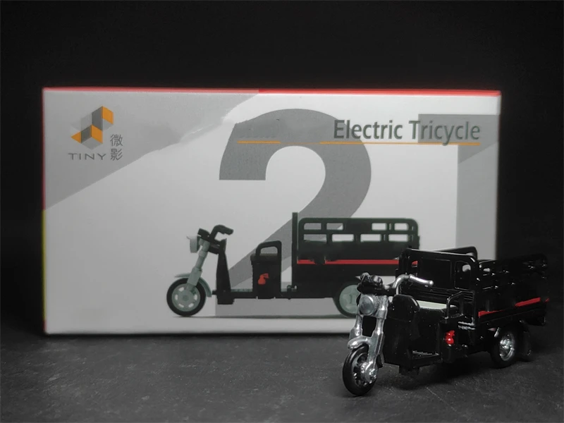 

HeyToys Tiny 1/64 21 Electric Tricycle DieCast Model Car Collection Limited