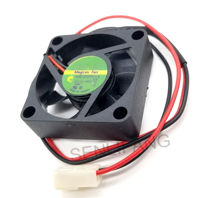 Совершенно новый охлаждающий двухпроводной охлаждающий вентилятор, 12 В постоянного тока, 0,7 Вт, 3,5 см, 3510