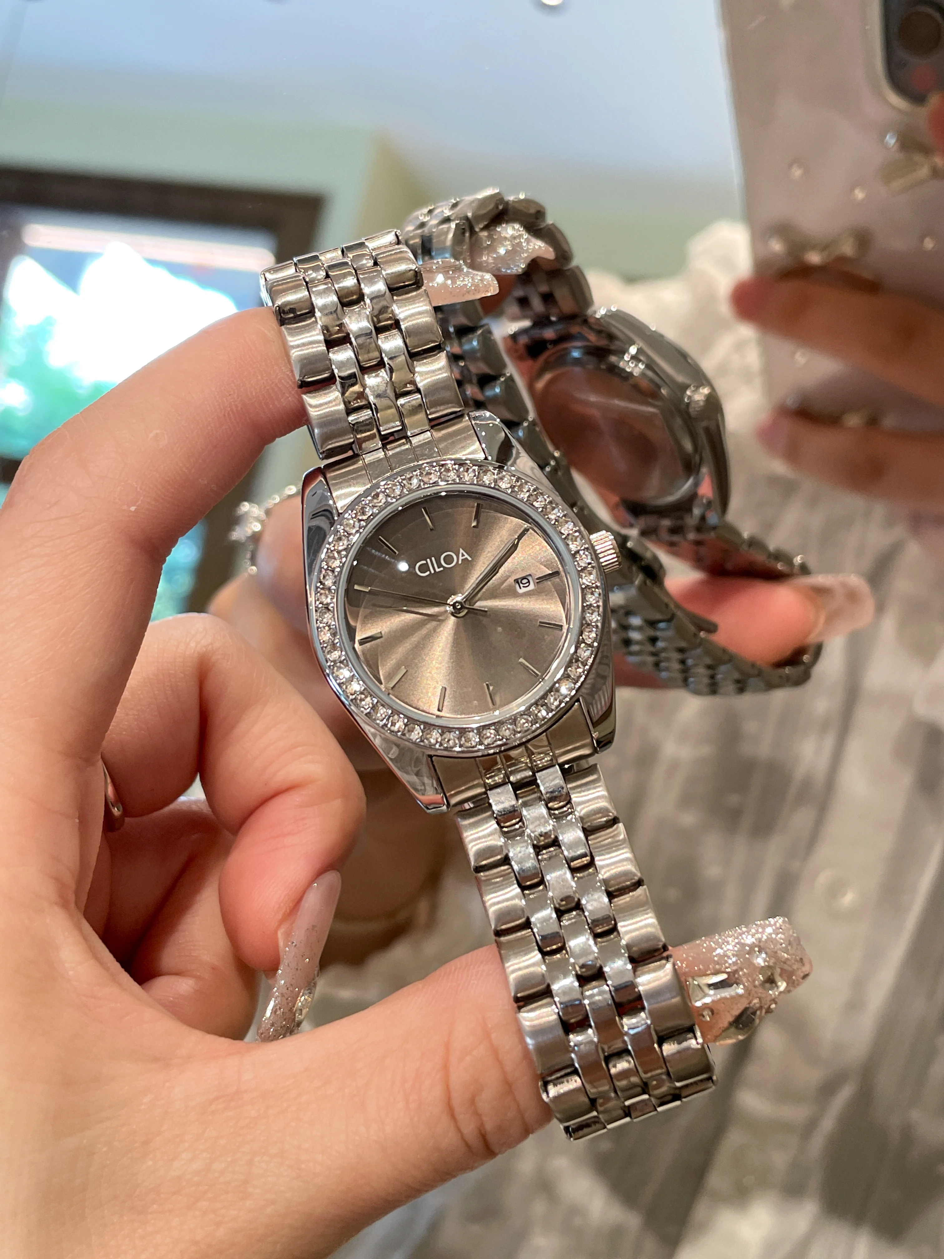 Новинка 2024 года часы CILOA с большим циферблатом для женщин роскошные модные