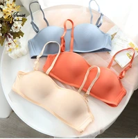 womens sexy seamless bra push up underwear for women seamless gathered lingerie intimates bralette female thin underwire bras