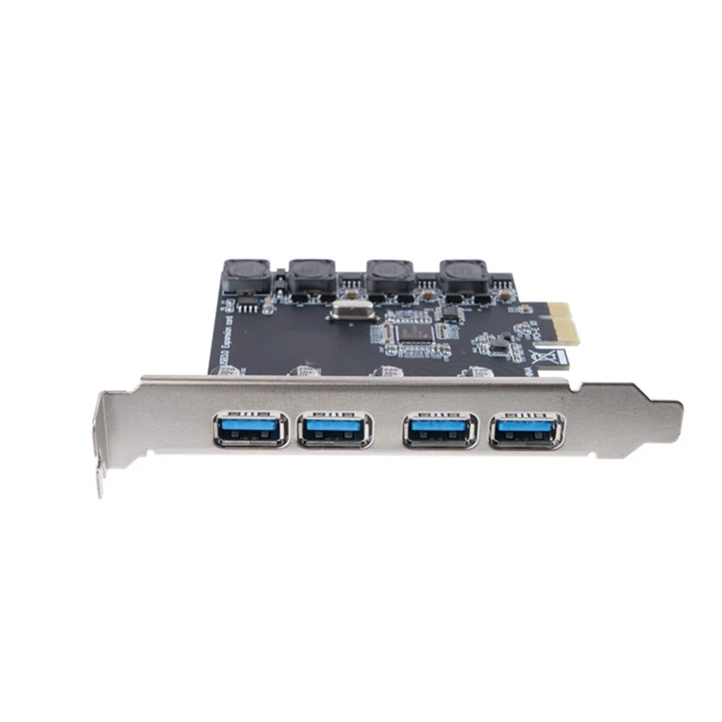 PNU-4U PCI-E To USB3.0 Desktop Expansion Card Transfer 4-Port High-Speed Computer Expansion