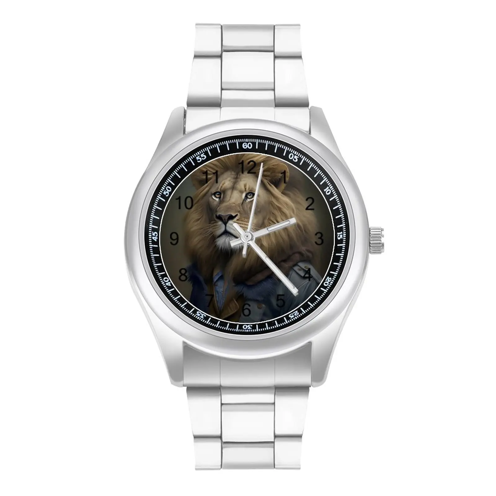 

Lion Quartz Watch High Photo Quality Dapper Clothing Design Cute Wrist Watches Steel Promotion Fishing Couple Wristwatch