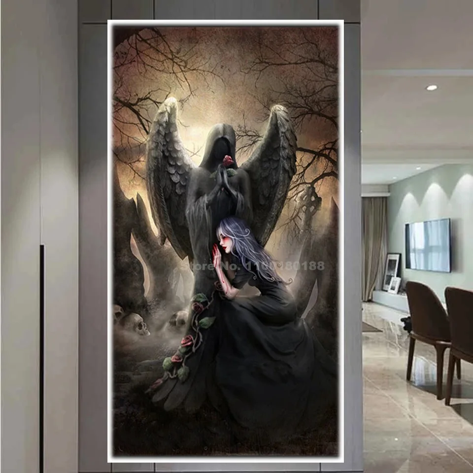 

Картина для алмазной вышивки «бабочка» с часами