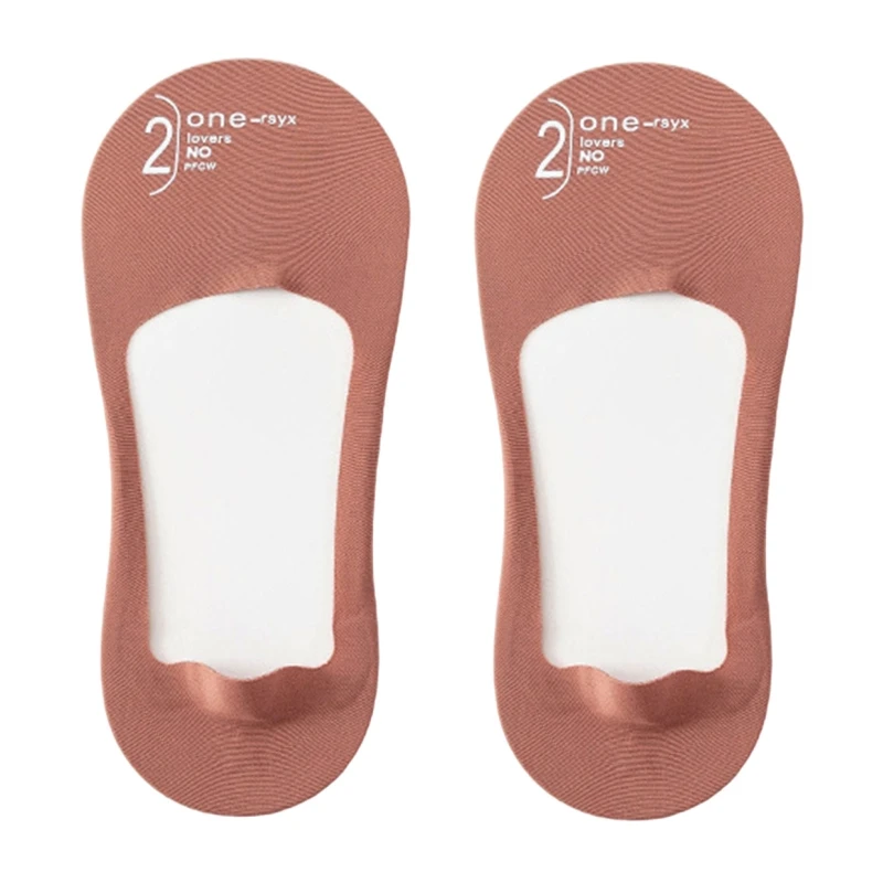 Носки-невидимки женские бесшовные с глубоким вырезом и тонкой подкладкой на