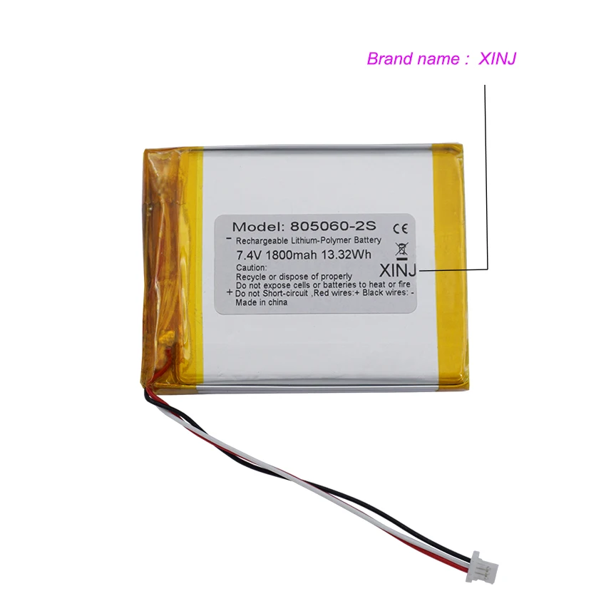 Литий-полимерная аккумуляторная батарея JST 3-контактный разъем 1 0 мм для модели Road