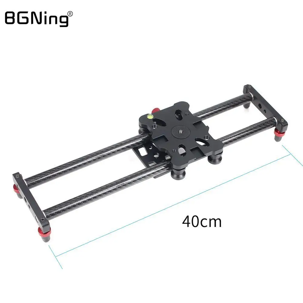 

40cm Carbon Fiber Camera Shooting Stabilizer Rail Slide Follow Focus Photo Video Dolly Track Slider for Canon Nikon Sony SLR Cam