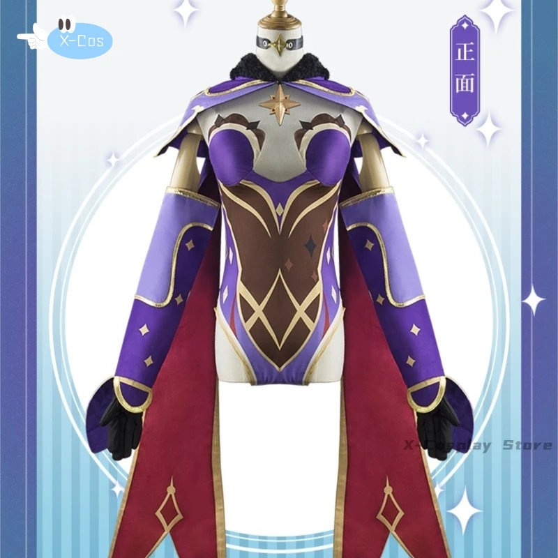 Мона костюмы для косплея аниме игра Genshin Impact комбинезон костюм на Хэллоуин женщин