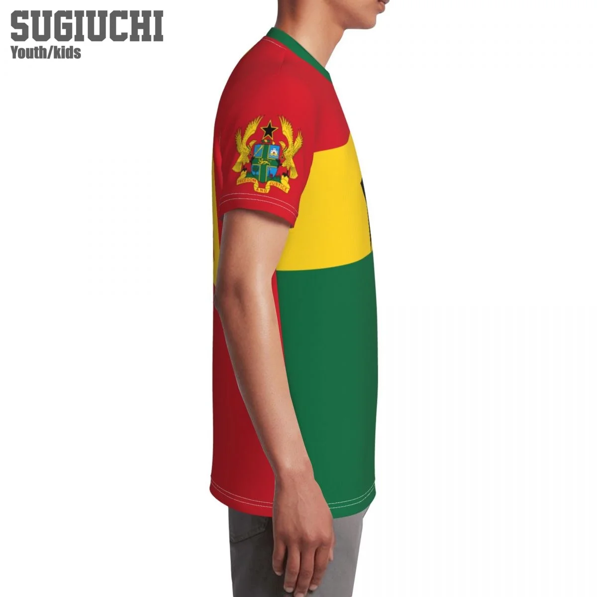 Пользовательское имя номер флаг Ганы эмблема 3D футболки для детей молодежные