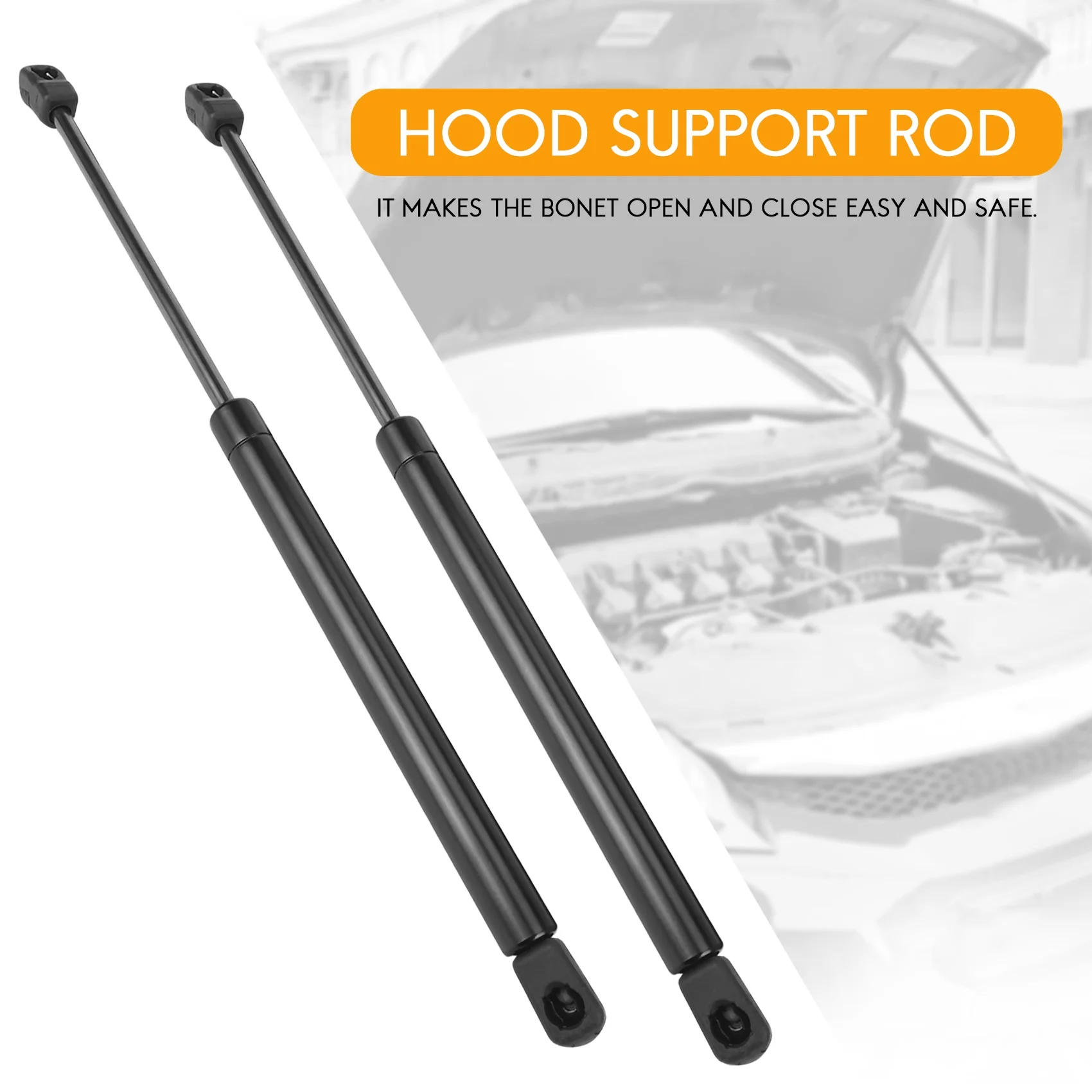 

Front Hood Bonnet Gas Spring Strut Shock Damper Lift Support Bar for Opel Holden Astra J Vauxhall MK6 GTC