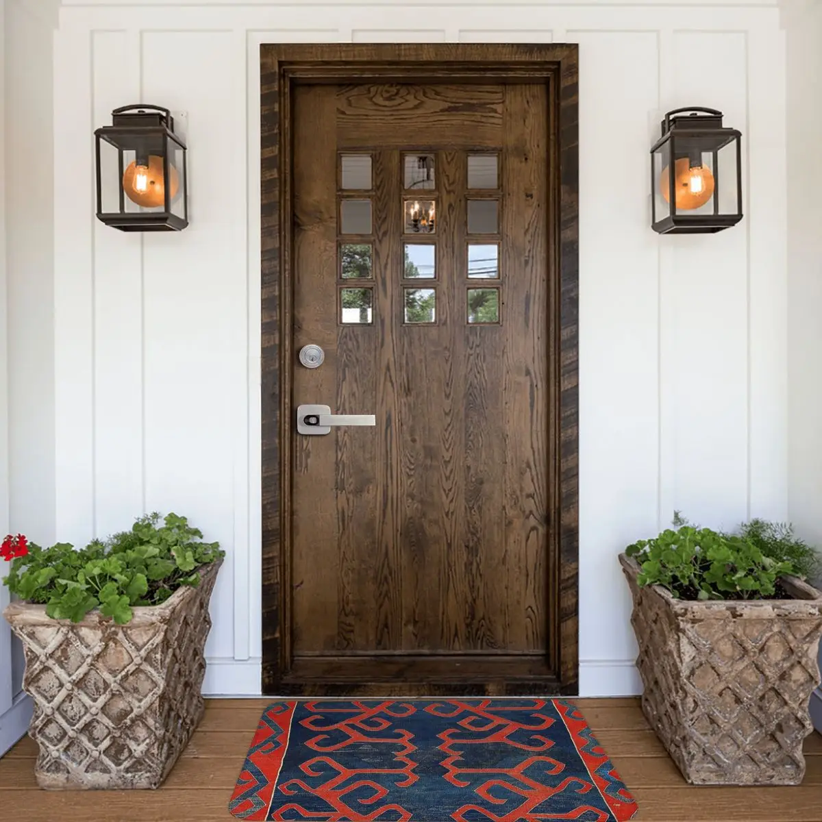 Восточный коврик нескользящий для ванной с принтом Avar Daghestan Северо-Восточный