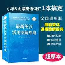 English-Chinese Illustrated Dictionary English-Chinese Translation Books for Elementary School Students and High School Students