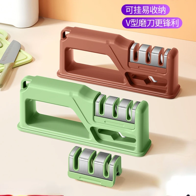 

Инструмент для заточки, многофункциональный точильный камень, быстрая точилка, ручной точильный камень для кухни