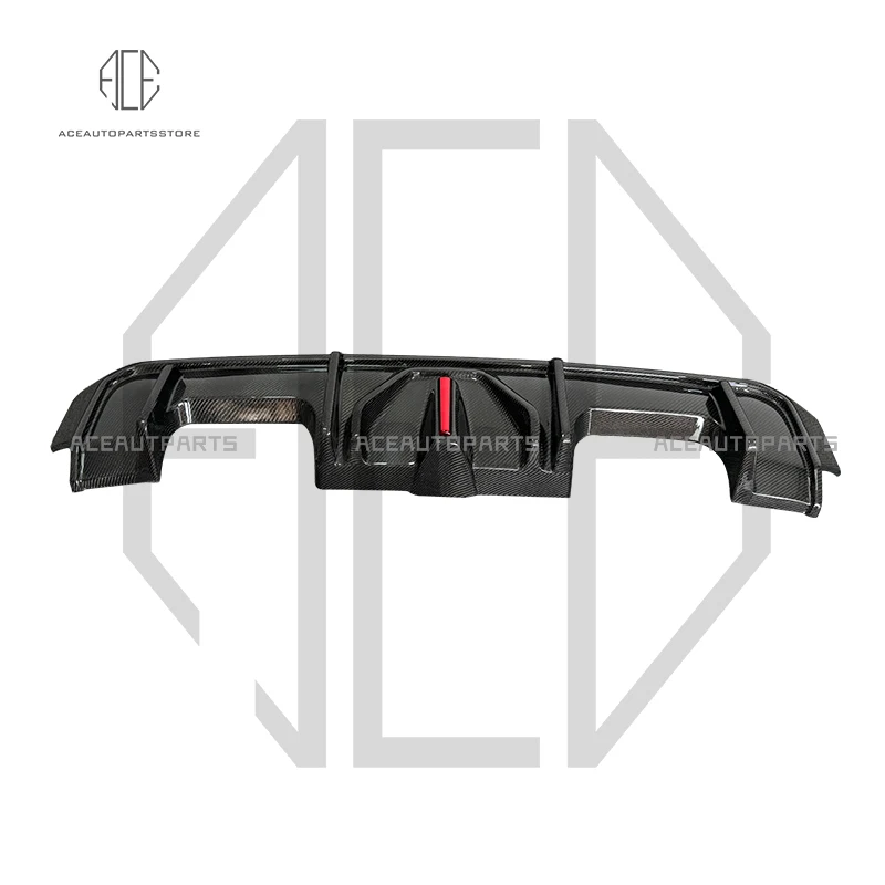 Задний бампер из настоящего углеродного волокна спойлер для BMW M4 G82 M3 G80 боковой