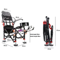 new all terrain fishing chair beach chair 250kgstrong load bearing chair outdoor liftable folding fishing chair set recliner