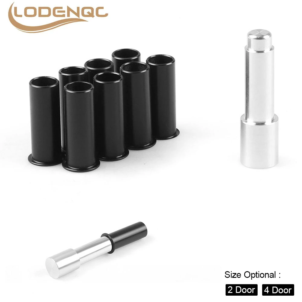 

For Jeep Wrangler JKU 07-18 Door Hinge Bushing Pin Liners Delrin 4 Door Kentrol And 2door Kentrol