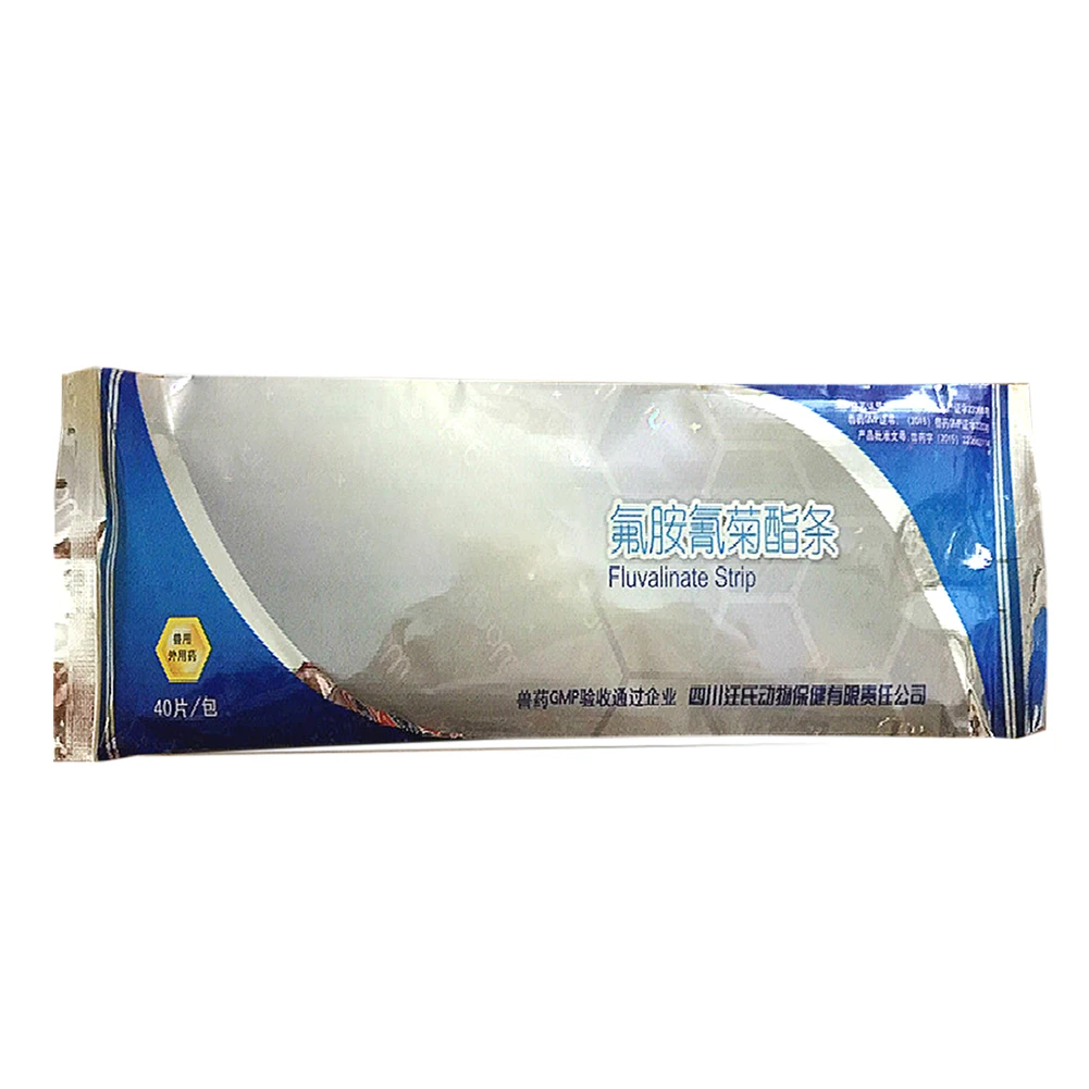 

40strips Home Garden Farm Mite Killer Fluvalinate Professional Acaricide Bee Keeping Fast Accessories Safe Tool Varroa Control